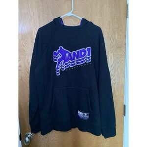 Vintage Y2K And1 Hoodie Purple/Black Size Large Basketball NBA 2000's